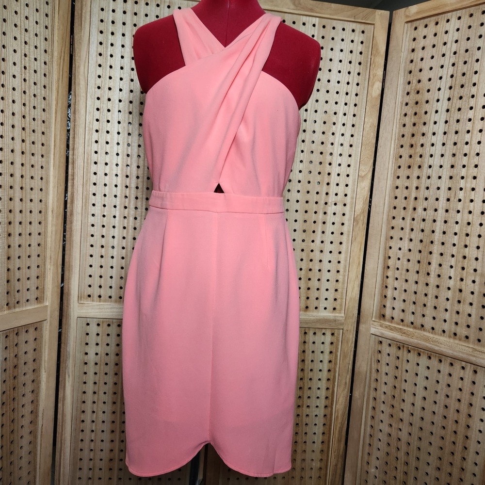 Cupcakes and Cashmere Dress in salmon sz 8 going out party summer‎ resort cruise